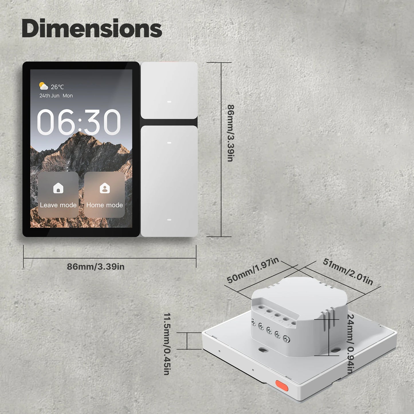 Tuya WiFi Smart Control Panel
